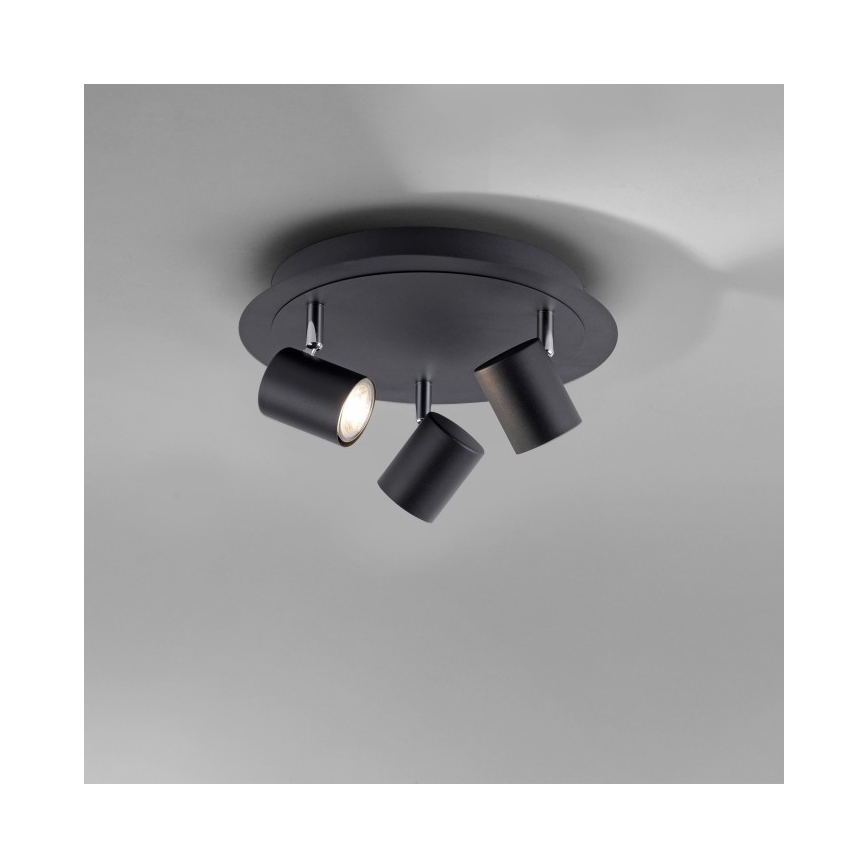 Leuchten Direkt 11943-13 - LED Bodové svietidlo TARIK 3xGU10/5W/230V antracit