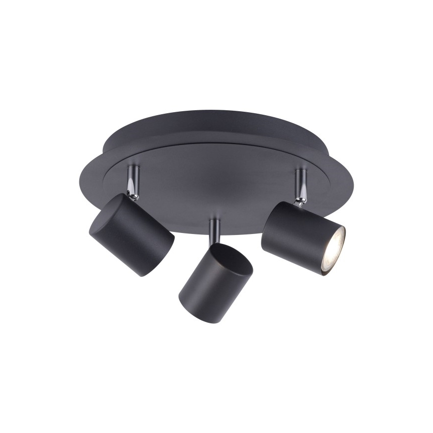 Leuchten Direkt 11943-13 - LED Bodové svietidlo TARIK 3xGU10/5W/230V antracit