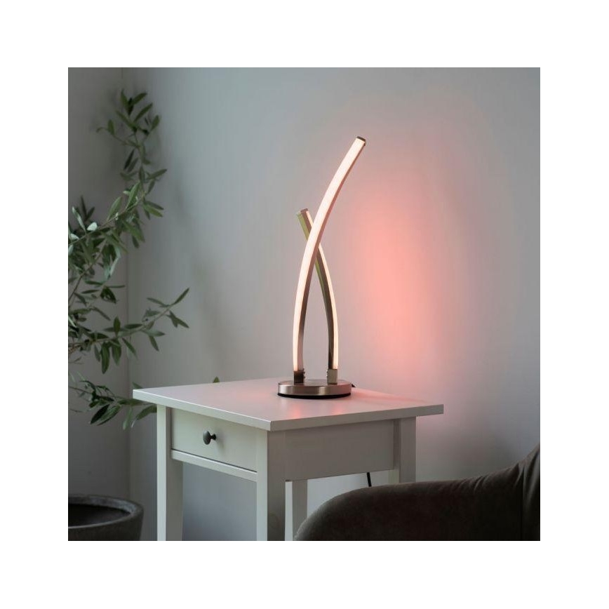 Leuchten Direkt 11991-55 - LED RGB Stmievatelná stolná lampa SWING LED/9,5W/230V 2700-5000K + diaľkové ovládanie