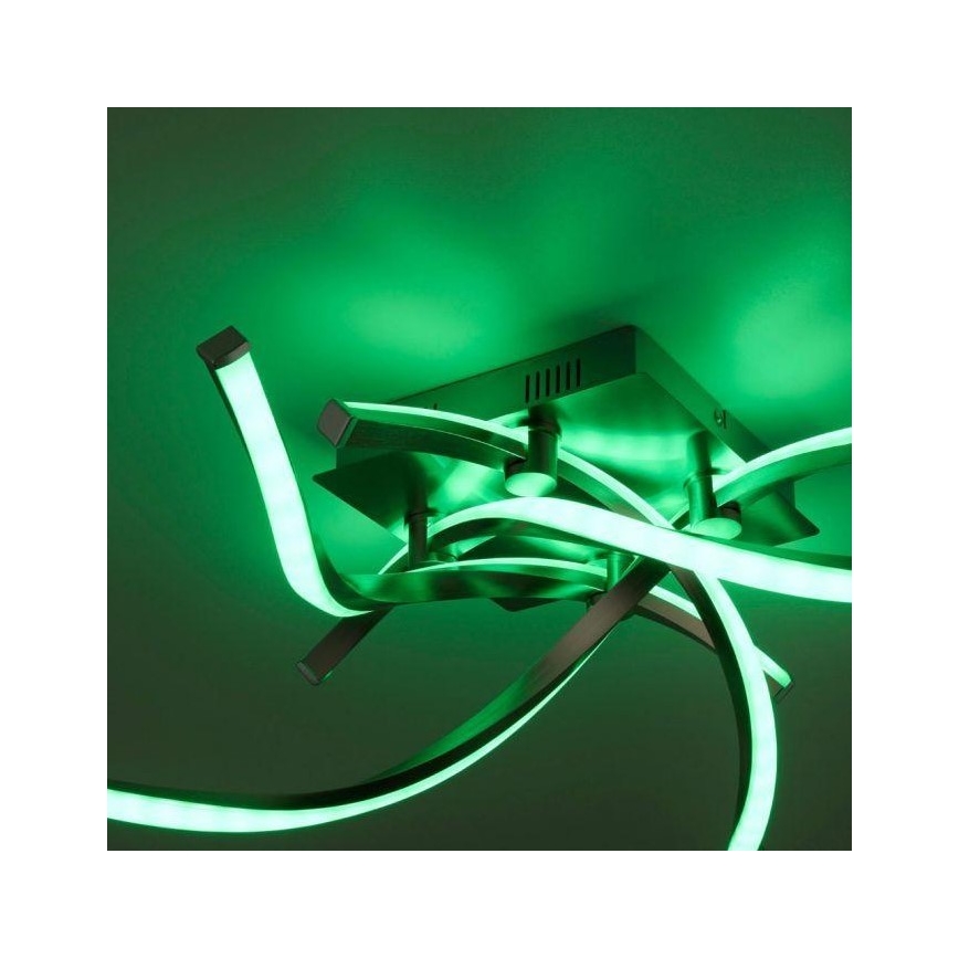 Leuchten Direkt 11995-55 - LED RGB Stmievateľný prisadený luster SWING LED/24,4W/230V 2700-5000K + diaľkové ovládanie