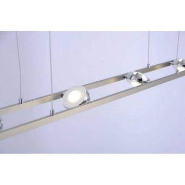 Leuchten Direkt 12470-55 - LED RGB Stmievateľný luster na lanku OPTI 8xLED/3W/230V + diaľkové ovládanie
