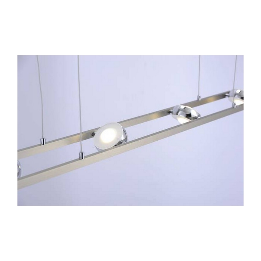 Leuchten Direkt 12470-55 - LED RGB Stmievateľný luster na lanku OPTI 8xLED/3W/230V + diaľkové ovládanie