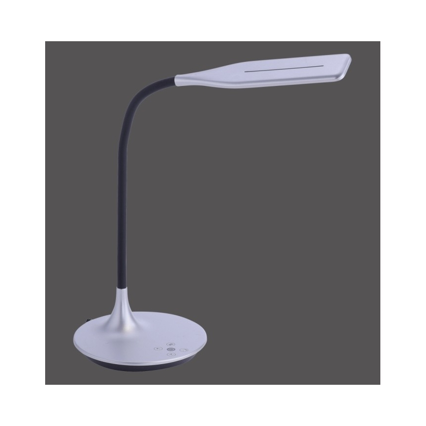Leuchten Direkt 13061-21 - LED Stmievateľná stolná lampa RAFAEL LED/5W/230V 2700-6000K strieborná