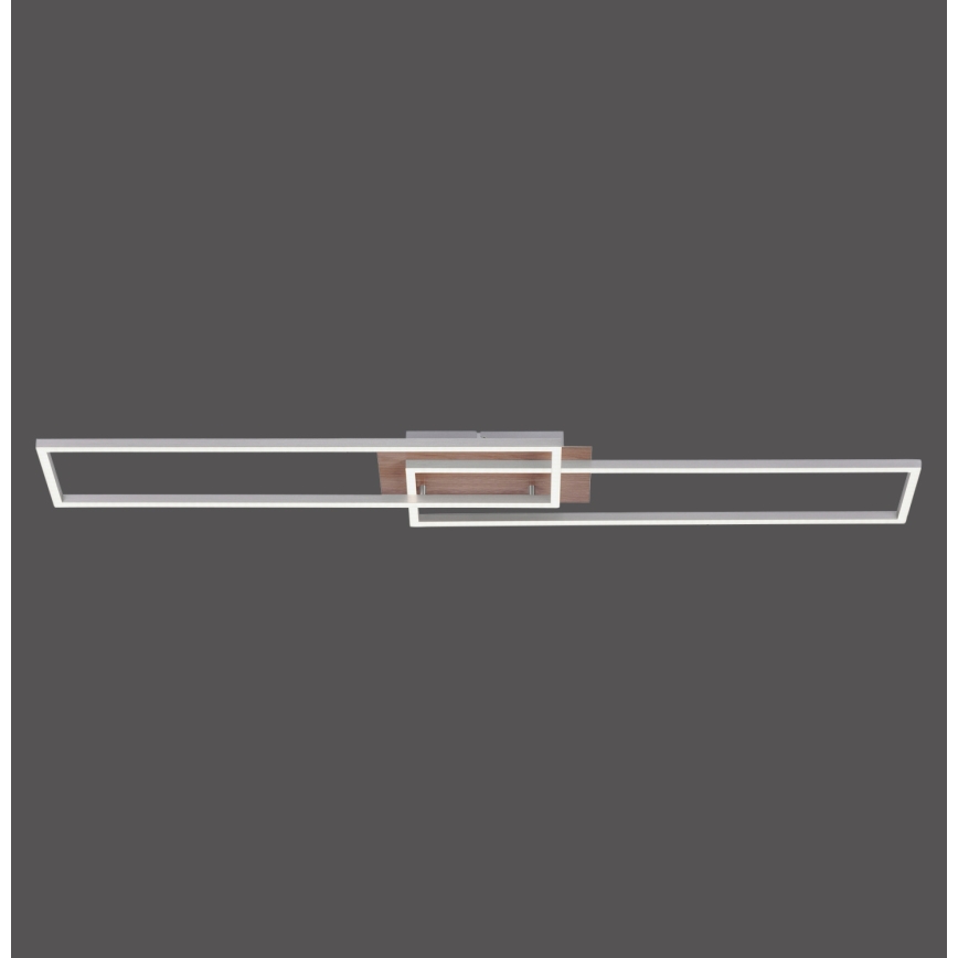 Leuchten Direkt 14019-78 - LED Stmievateľné stropné svietidlo IVEN 2xLED/20W/230V + diaľkové ovládanie