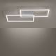 Leuchten Direkt 14140-55 - LED Stmievateľné stropné svietidlo IVEN 2xLED/13,5W/230V + diaľkové ovládanie