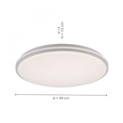 Leuchten Direkt 14209-16 - LED Stmievateľné stropné svietidlo COLIN LED/32,4W/230V