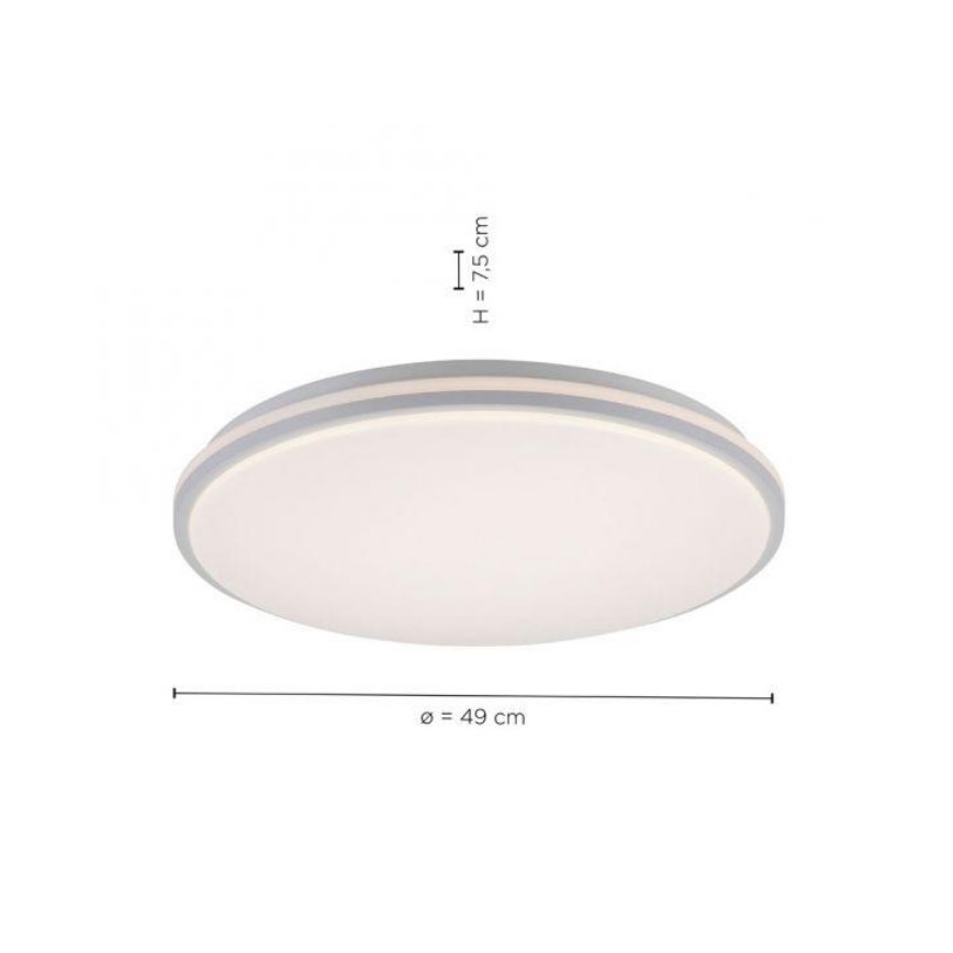 Leuchten Direkt 14209-16 - LED Stmievateľné stropné svietidlo COLIN LED/32,4W/230V