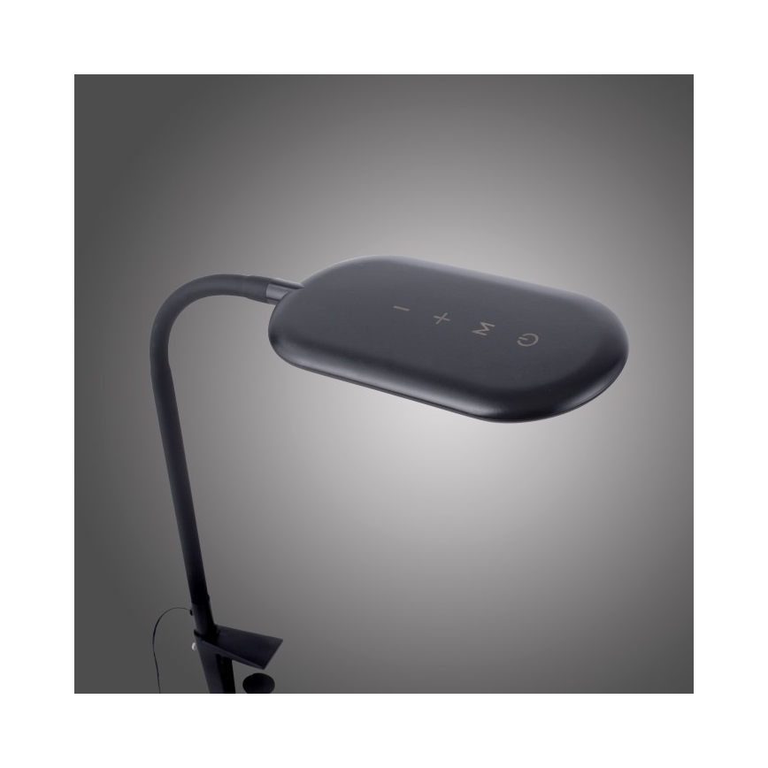 Leuchten Direkt 14404-18-LED Stmievateľná stolná lampa s klipem KELLY LED/7W/230V 3000/4000/6000K