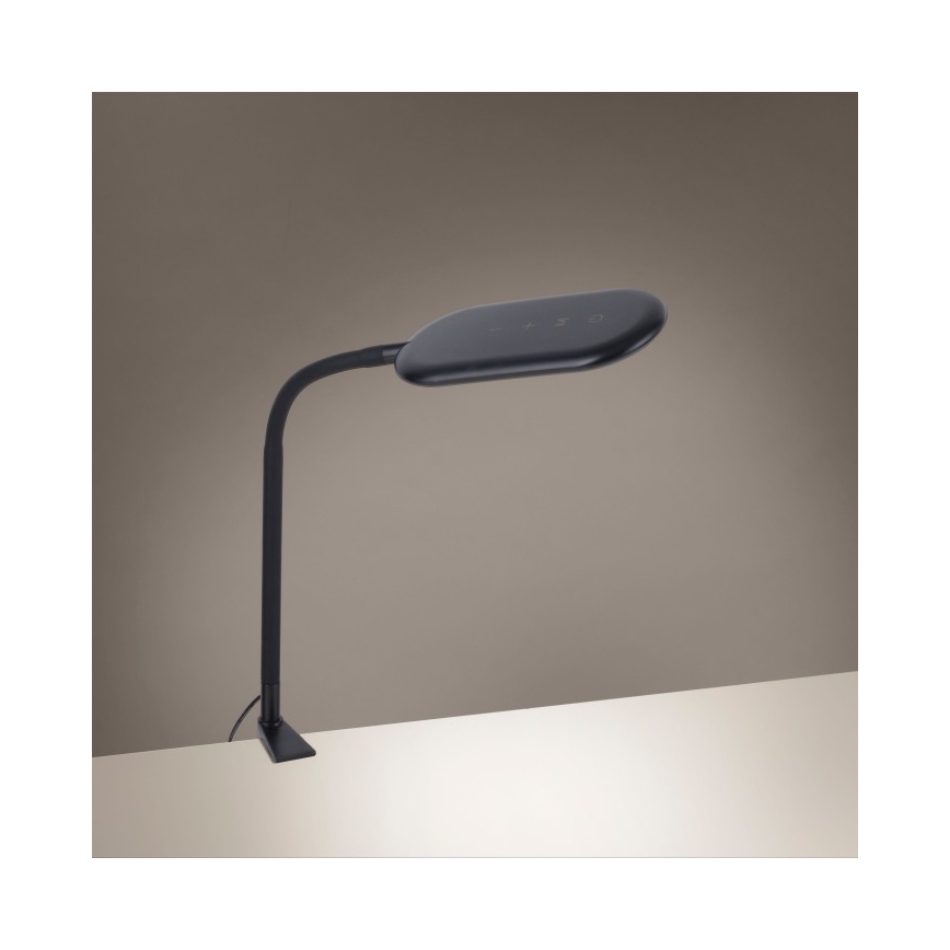 Leuchten Direkt 14404-18-LED Stmievateľná stolná lampa s klipem KELLY LED/7W/230V 3000/4000/6000K