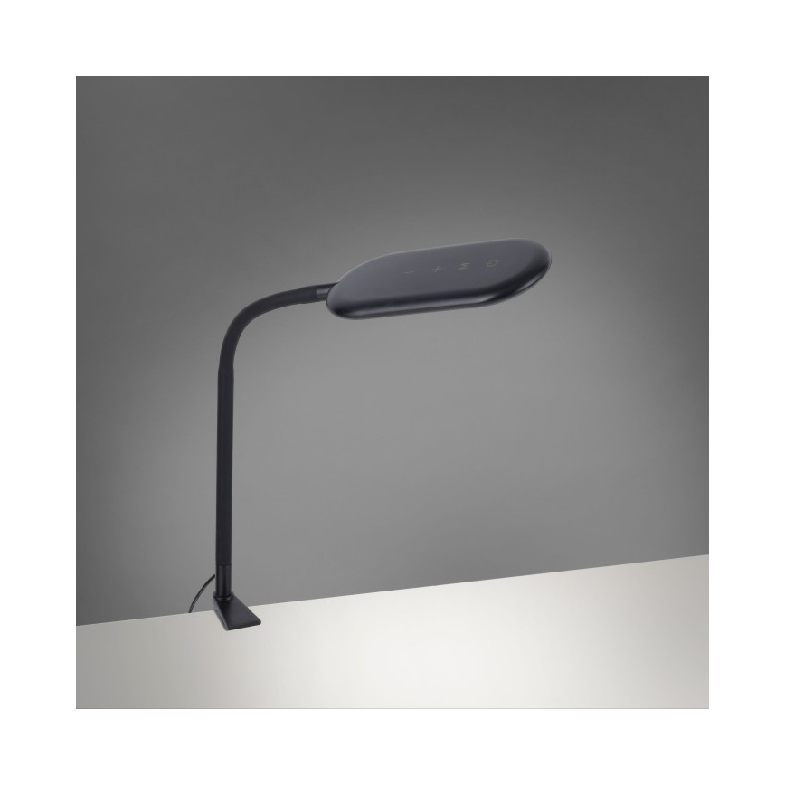 Leuchten Direkt 14404-18-LED Stmievateľná stolná lampa s klipem KELLY LED/7W/230V 3000/4000/6000K