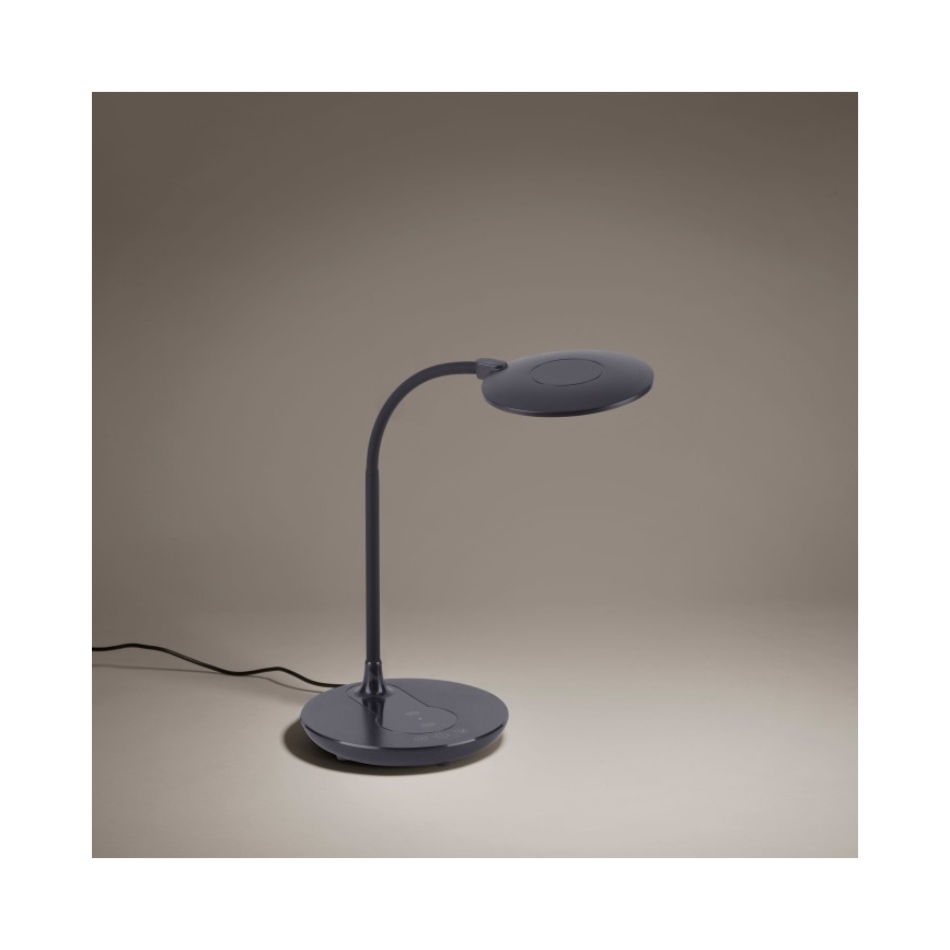 Leuchten Direkt 14416-18 - LED Stmievateľná dotyková stolná lampa s bezdrôtovým nabíjaním ASTRID LED/5W/230V 3000/4000/5500K + USB