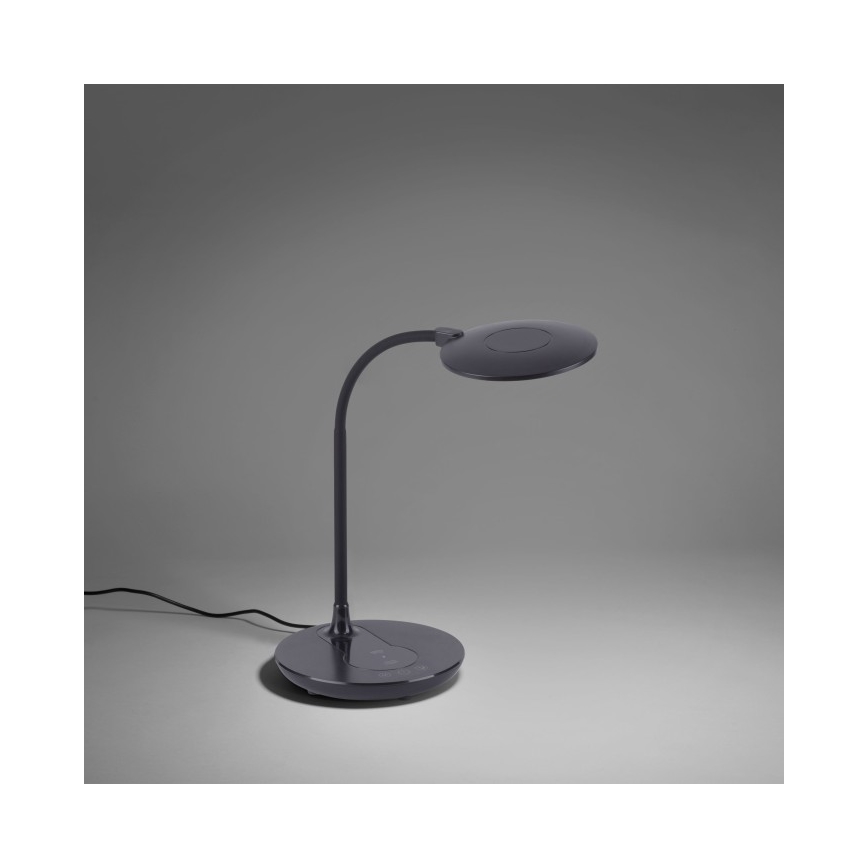 Leuchten Direkt 14416-18 - LED Stmievateľná dotyková stolná lampa s bezdrôtovým nabíjaním ASTRID LED/5W/230V 3000/4000/5500K + USB