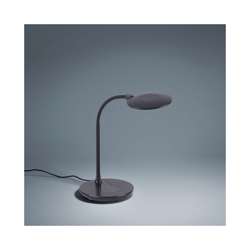 Leuchten Direkt 14416-18 - LED Stmievateľná dotyková stolná lampa s bezdrôtovým nabíjaním ASTRID LED/5W/230V 3000/4000/5500K + USB