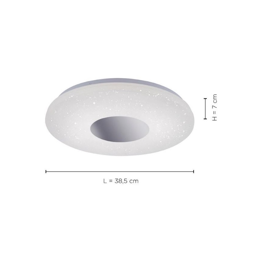 Leuchten Direkt 14422-17 - LED Kúpeľňové stropné svietidlo so senzorom LAVINIA LED/18W/230V IP44