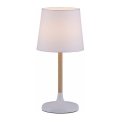 Leuchten Direkt 14423-16 - Stolná lampa NIMA 1xE14/40W/230V biela