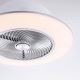 Leuchten Direkt 14445-55 - LED Stmievateľné stropné svietidlo s ventilátorom LEONARD LED/32W/230V + diaľkové ovládanie