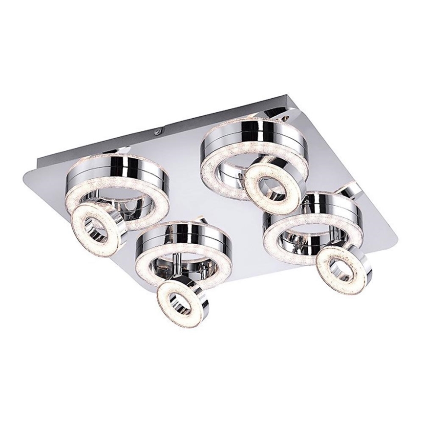 Leuchten Direkt 14522-17 - LED Bodové svietidlo TIM 4xLED/2,8W/230V + 4xLED/3,1W