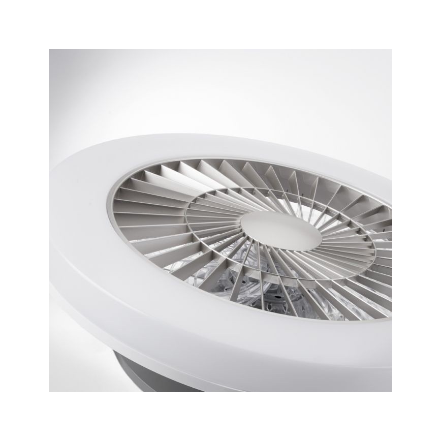 Leuchten Direkt 14645-55 - LED Svietidlo s ventilátorom LEONARD LED/27W/230V