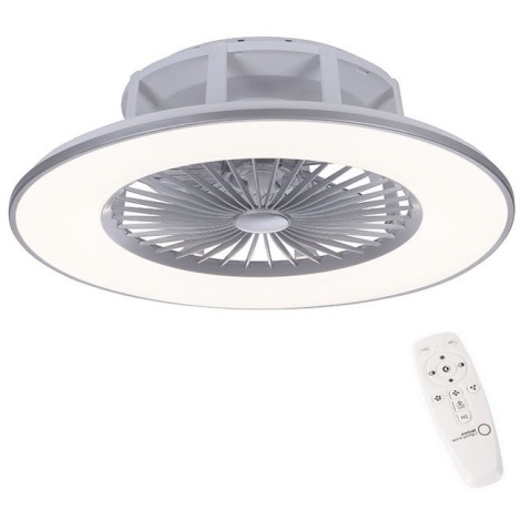 Leuchten Direkt 14646-55 - LED Stmievateľné stropné svietidlo s ventilátorom MICHAEL LED/29W/230V + diaľkové ovládanie