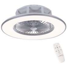 Leuchten Direkt 14646-55 - LED Stropné svietidlo s ventilátorom MICHAEL LED/29W/230V + diaľkové ovládanie