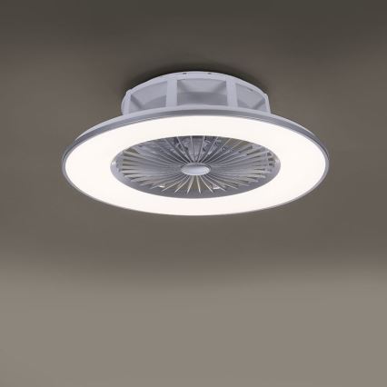 Leuchten Direkt 14646-55 - LED Stmievateľné stropné svietidlo s ventilátorom MICHAEL LED/29W/230V + diaľkové ovládanie