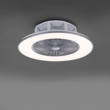 Leuchten Direkt 14646-55 - LED Stmievateľné stropné svietidlo s ventilátorom MICHAEL LED/29W/230V + diaľkové ovládanie