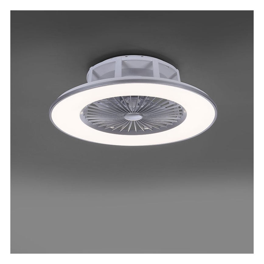 Leuchten Direkt 14646-55 - LED Stmievateľné stropné svietidlo s ventilátorom MICHAEL LED/29W/230V + diaľkové ovládanie