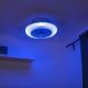 Leuchten Direkt 14648-21 - LED RGB Stmievateľné stropné svietidlo s ventilátorom  DION LED/30W/230V + diaľkové ovládanie