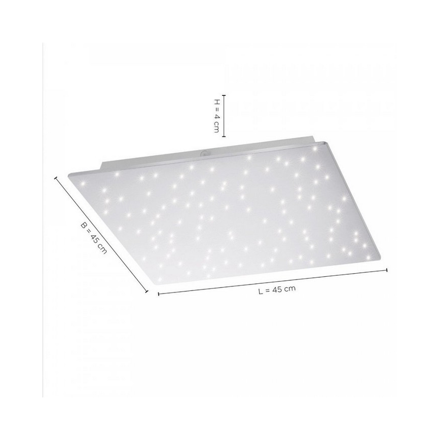 Leuchten Direkt 14671-55 - LED Stmievateľné stropné svietidlo SPARKLE LED/18W/230V 2700-5000K + diaľkové ovládanie