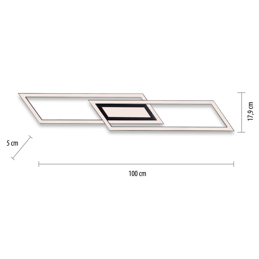 Leuchten Direkt 14694-18 - LED Stropné svietidlo ASMIN LED/48W/230V