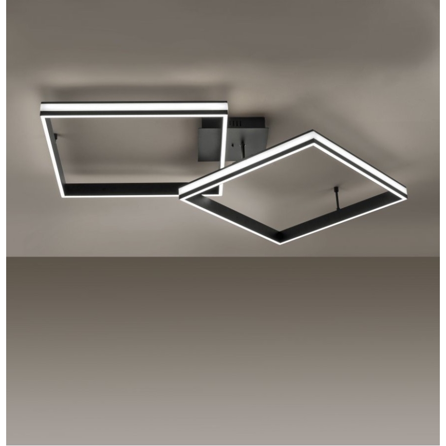 Leuchten Direkt 14700-18 - LED Stmievateľný prisadený luster ELIS 2xLED/19W/230V + diaľkové ovládanie