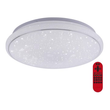 Leuchten Direkt 14743-16 - LED RGB Stmievateľné stropné svietidlo JUPI LED/28W/230V Tuya 2700-5000K + diaľkové ovládanie