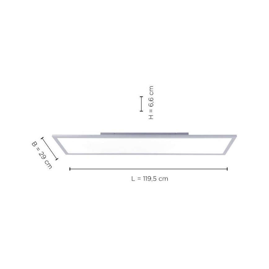 Leuchten Direkt 14753-21 - LED Prisadený panel FLAT LED/22W/230V