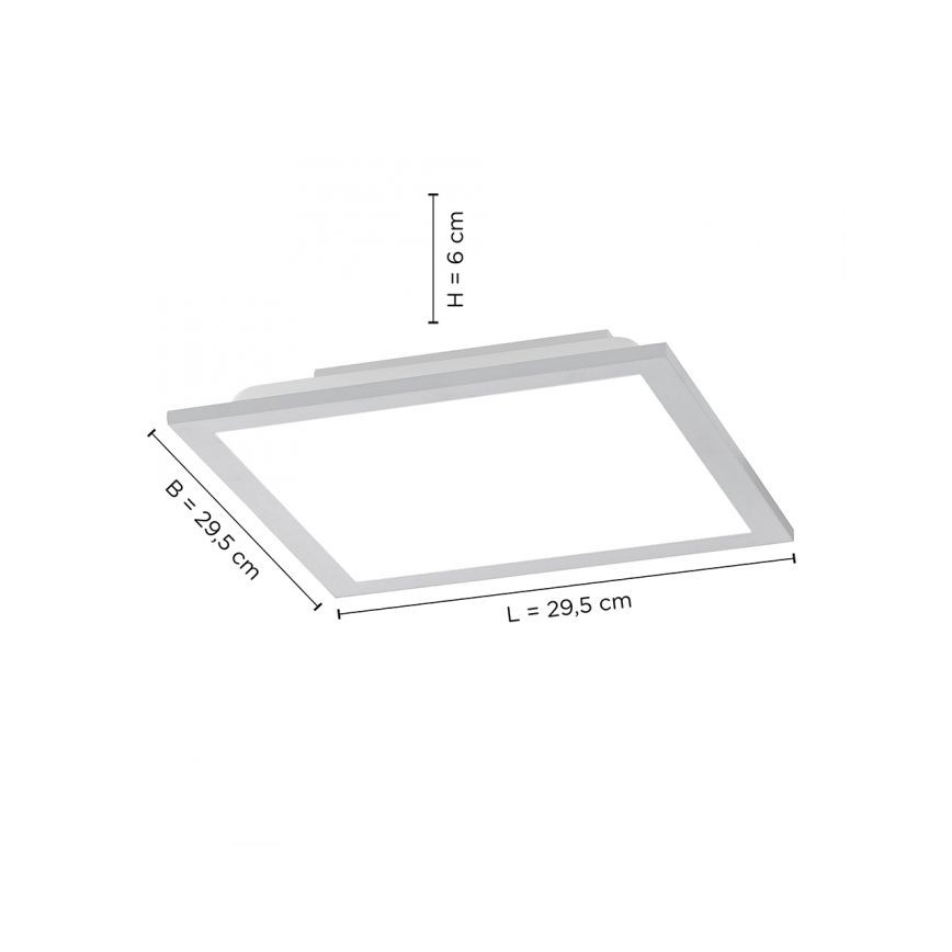 Leuchten Direkt 14754-21- LED Stmievateľné stropné svietidlo FLAT LED/20W/230V 2700K-5000K + diaľkové ovládanie