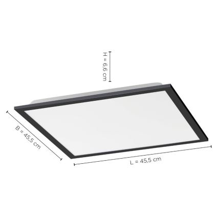 Leuchten Direkt 14755-18 - LED Stmievateľné stropné svietidlo FLAT LED/28W/230V 2700-5000 + diaľkové ovládanie