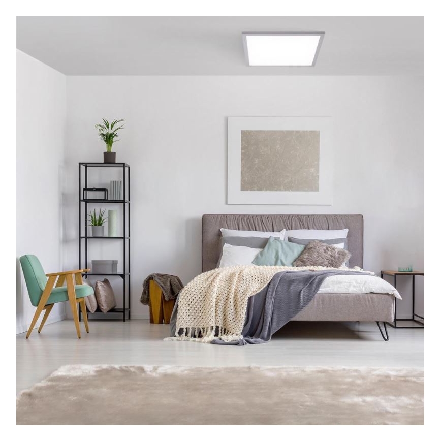 Leuchten Direkt 14755-21- LED Stmievateľné stropné svietidlo FLAT LED/28W/230V 2700-5000K + diaľkové ovládanie