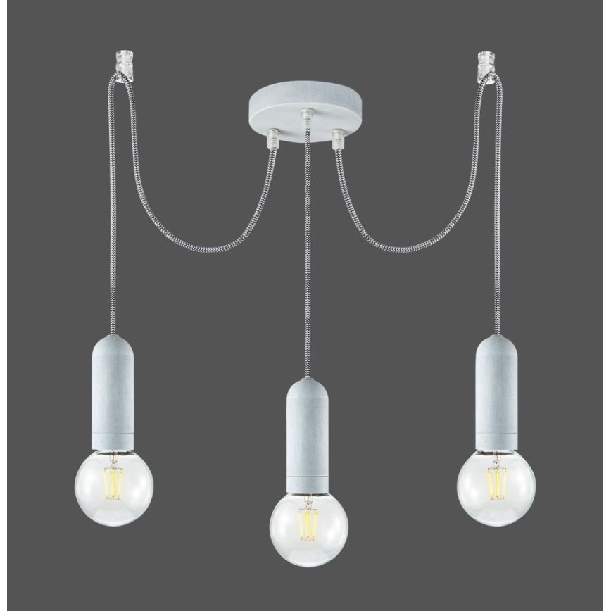 Leuchten Direkt 14776-22 - Luster na lanku TURN ME 3xE27/60W/230V pavúk