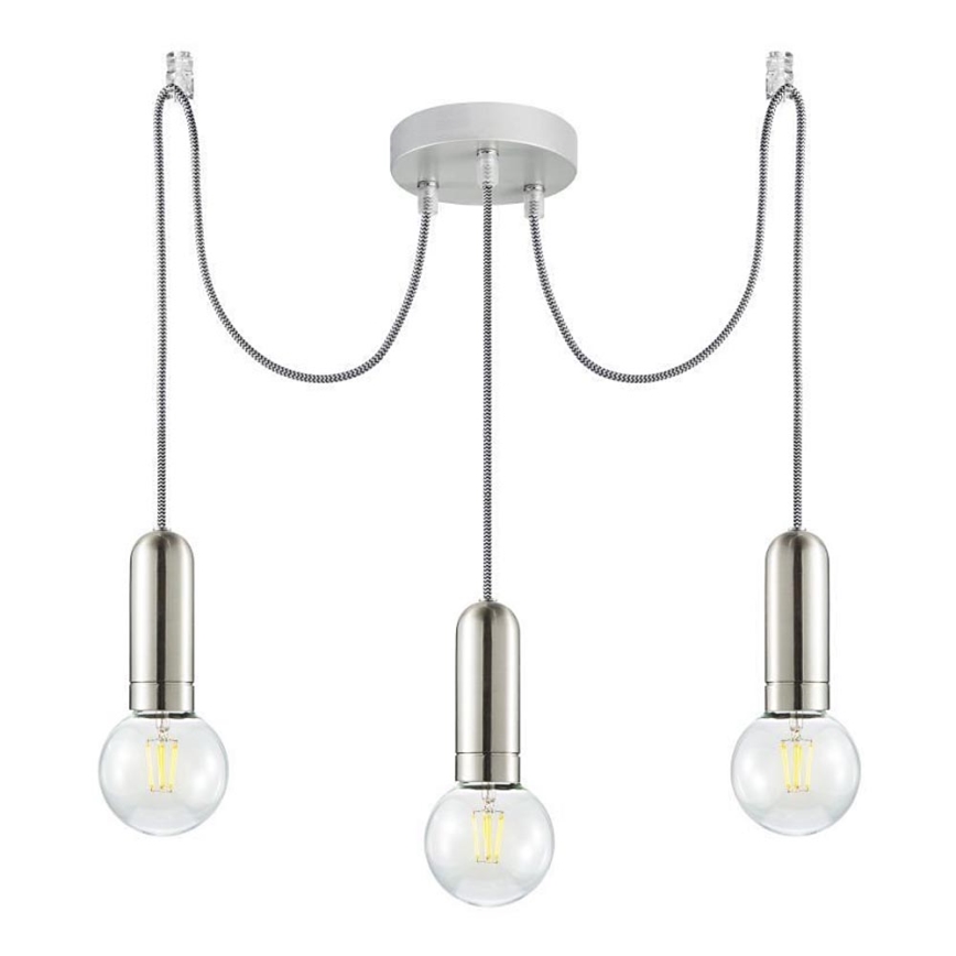 Leuchten Direkt 14776-55 - Luster na lanku TURN ME 3xE27/60W/230V pavúk