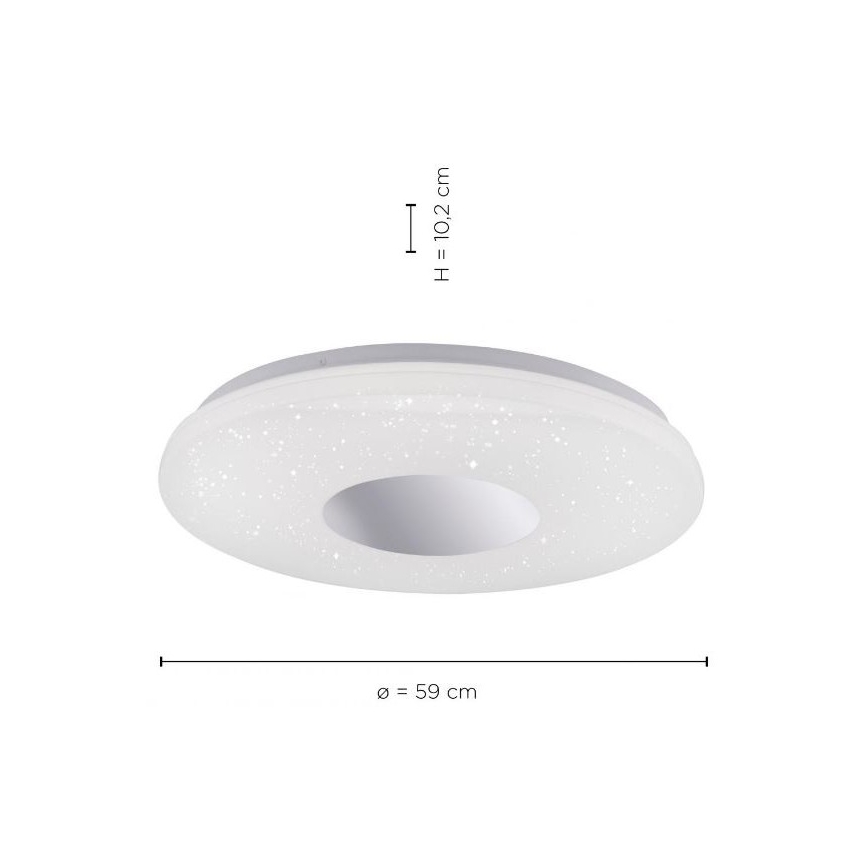 Leuchten Direkt 14822-17 - LED Kúpelňové stropné svietidlo so senzorom LAVINIA LED/40W/230V IP44