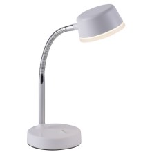 Leuchten Direkt 14825-16 - LED Stolná lampa ENISA 1xLED/3,5W/230V šedá