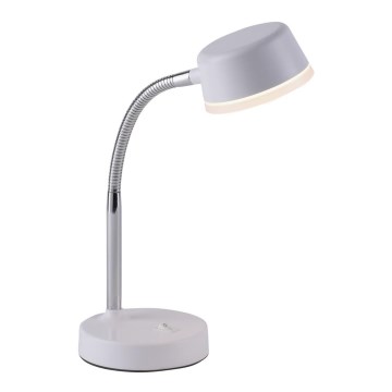 Leuchten Direkt 14825-16 - LED Stolná lampa ENISA 1xLED/3,5W/230V šedá
