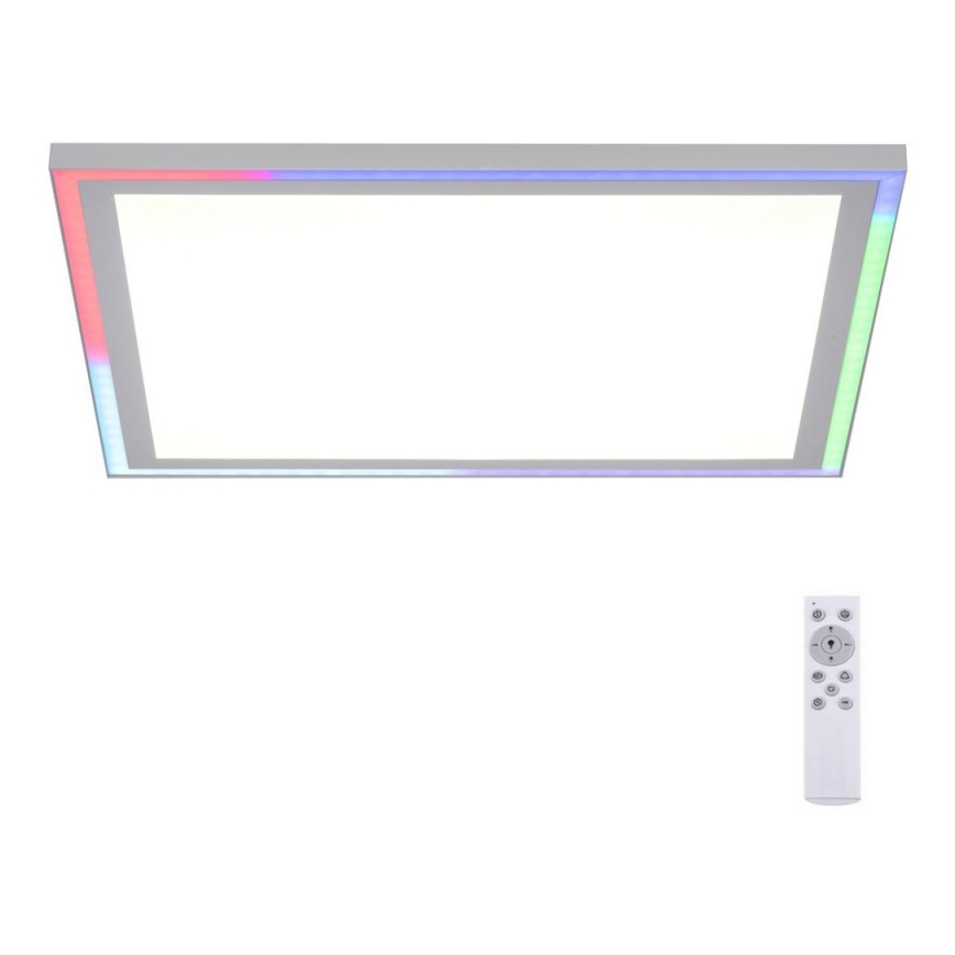 Leuchten Direkt 14900-16 - LED RGB Stmievateľné stropné svietidlo EDGING LED/24W/230V + diaľkové ovládanie