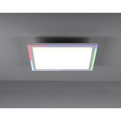 Leuchten Direkt 14900-16 - LED RGB Stmievateľné stropné svietidlo EDGING LED/24W/230V + diaľkové ovládanie