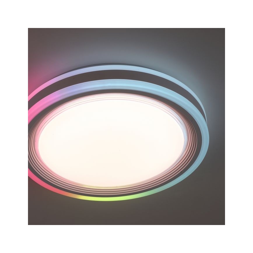 Leuchten Direkt 15152-16 - LED RGBW Stmievateľné stropné svietidlo SPHERIC LED/18W/230V + diaľkové ovládanie