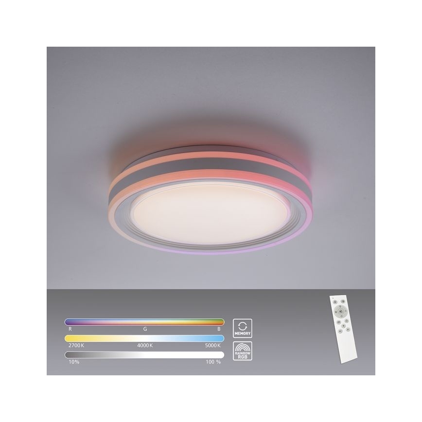 Leuchten Direkt 15152-16 - LED RGBW Stmievateľné stropné svietidlo SPHERIC LED/18W/230V + diaľkové ovládanie