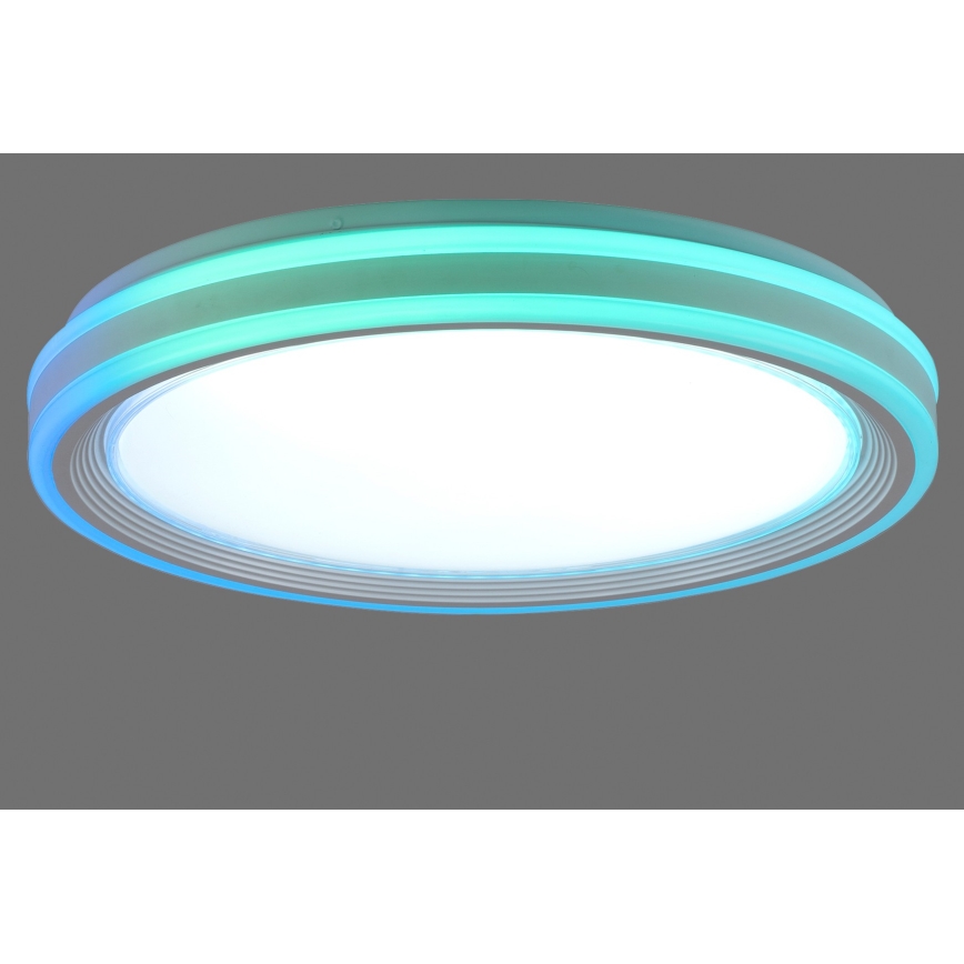 Leuchten Direkt 15154-16 - LED RGB Stmievateľné stropné svietidlo EDGING LED/39W/230V + diaľkové ovládanie