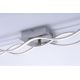 Leuchten Direkt 15166-55 - LED Prisadený luster WAWE LED/28W/230V matný chróm