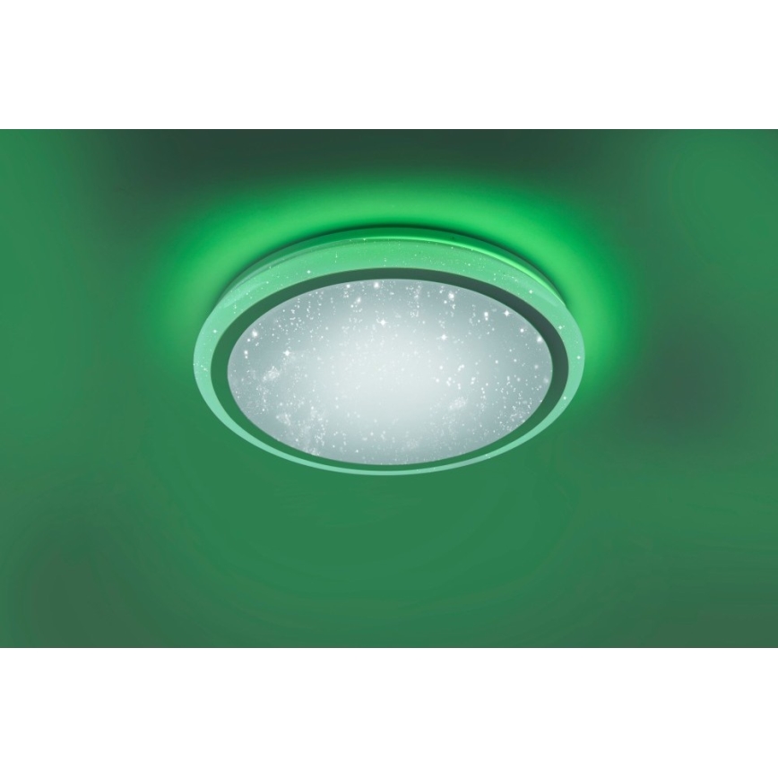 Leuchten Direkt 15220-16 - LED RGB Stmievateľné stropné svietidlo LUISA LED/28W/230V + diaľkové ovládánie
