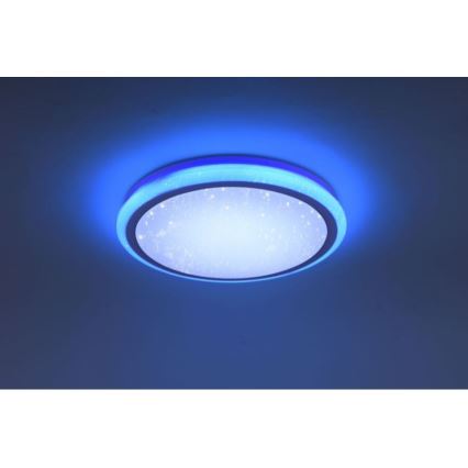 Leuchten Direkt 15220-16 - LED RGB Stmievateľné stropné svietidlo LUISA LED/28W/230V + diaľkové ovládánie