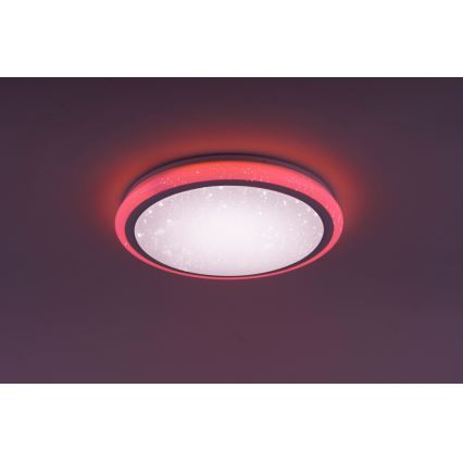 Leuchten Direkt 15220-16 - LED RGB Stmievateľné stropné svietidlo LUISA LED/28W/230V + diaľkové ovládánie